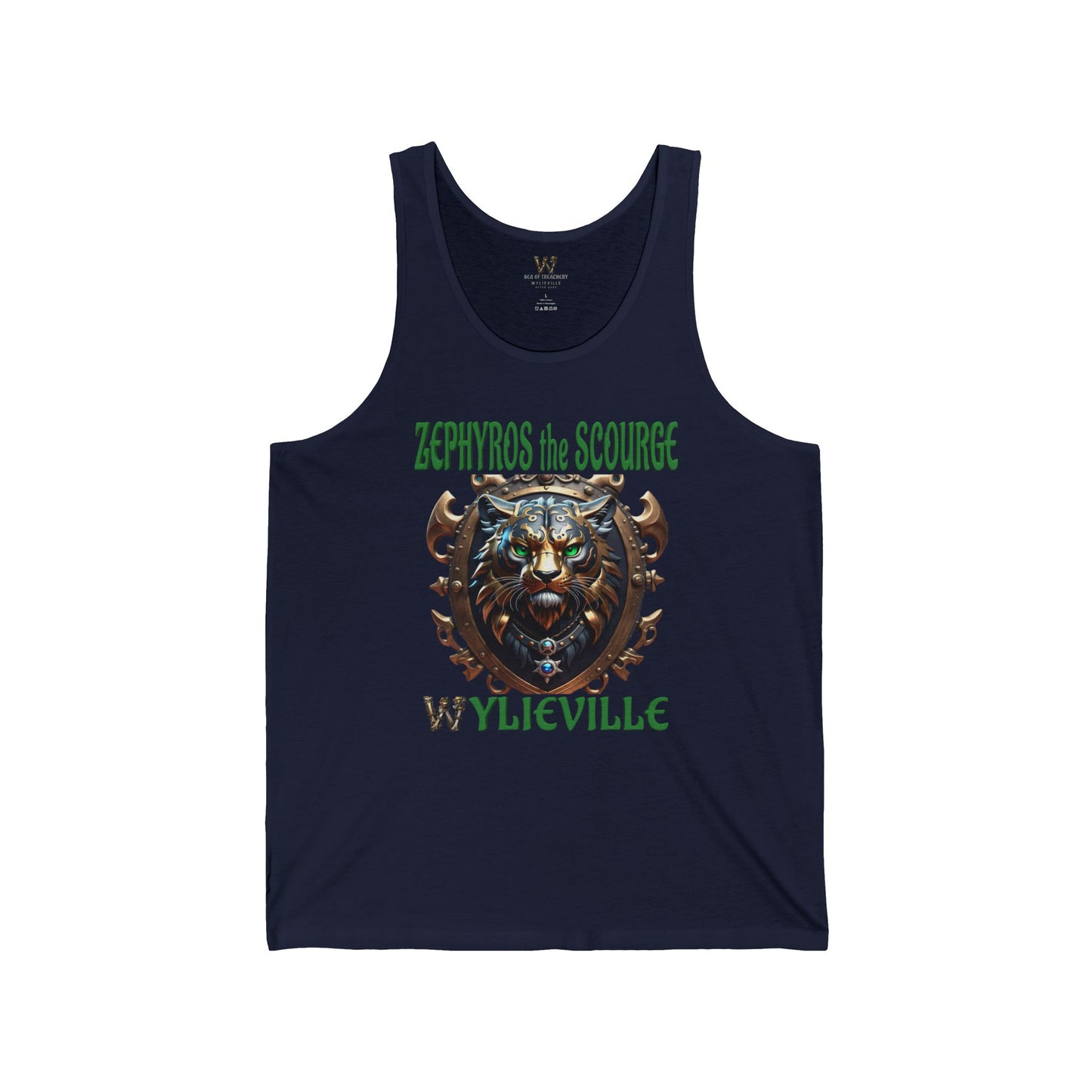 Wylieville After Dark: Sea of Treachery Zephyros Unisex Jersey Tank