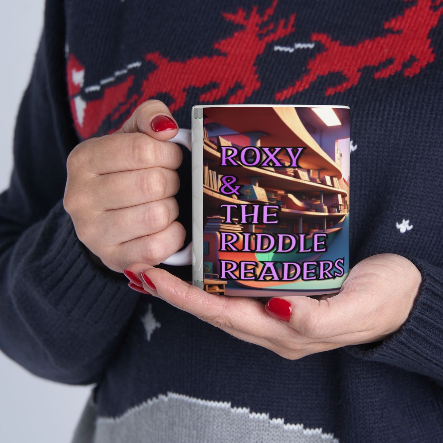 Wylieville: Roxy & The Riddle Readers Ceramic Mug, (11oz)