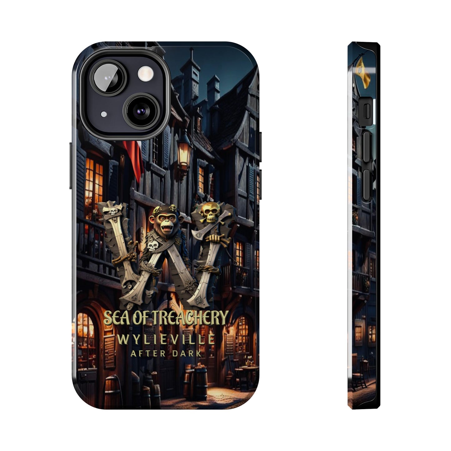 Wylieville After Dark: Sea of Treachery Tough iPhone 13 mini Case