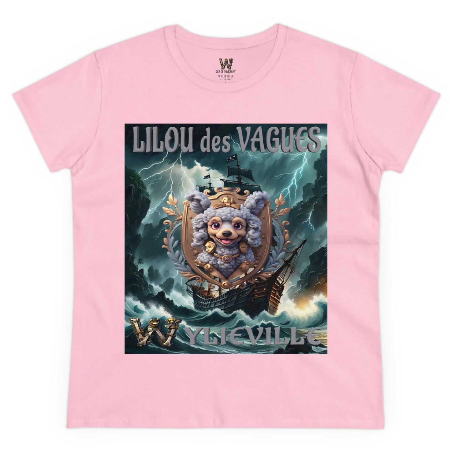 Wylieville After Dark: Lilou des Vagues Cove Midweight Cotton Tee