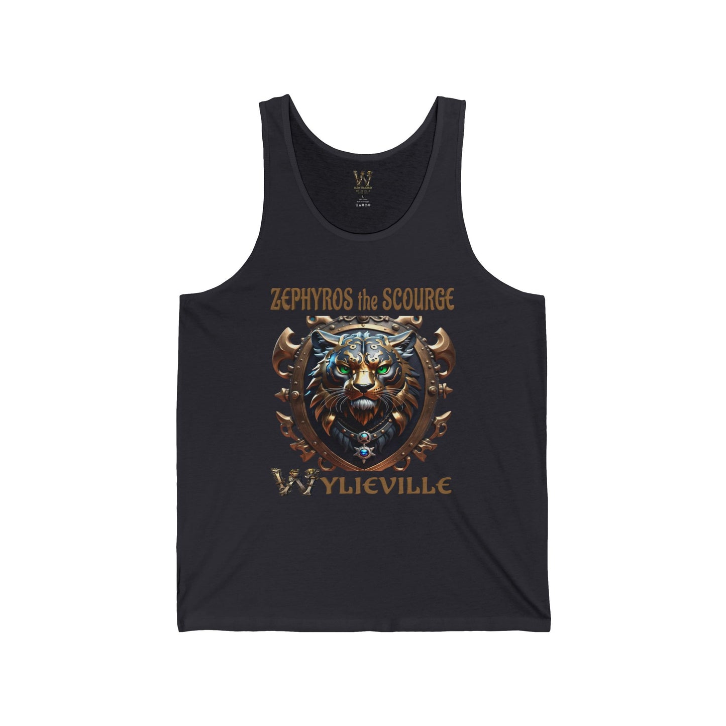 Wylieville After Dark: Zephyros the Scourge Unisex Jersey Tank