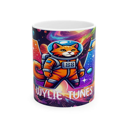 Wylie Tunes: Space 2 Ceramic Mug, (11oz)