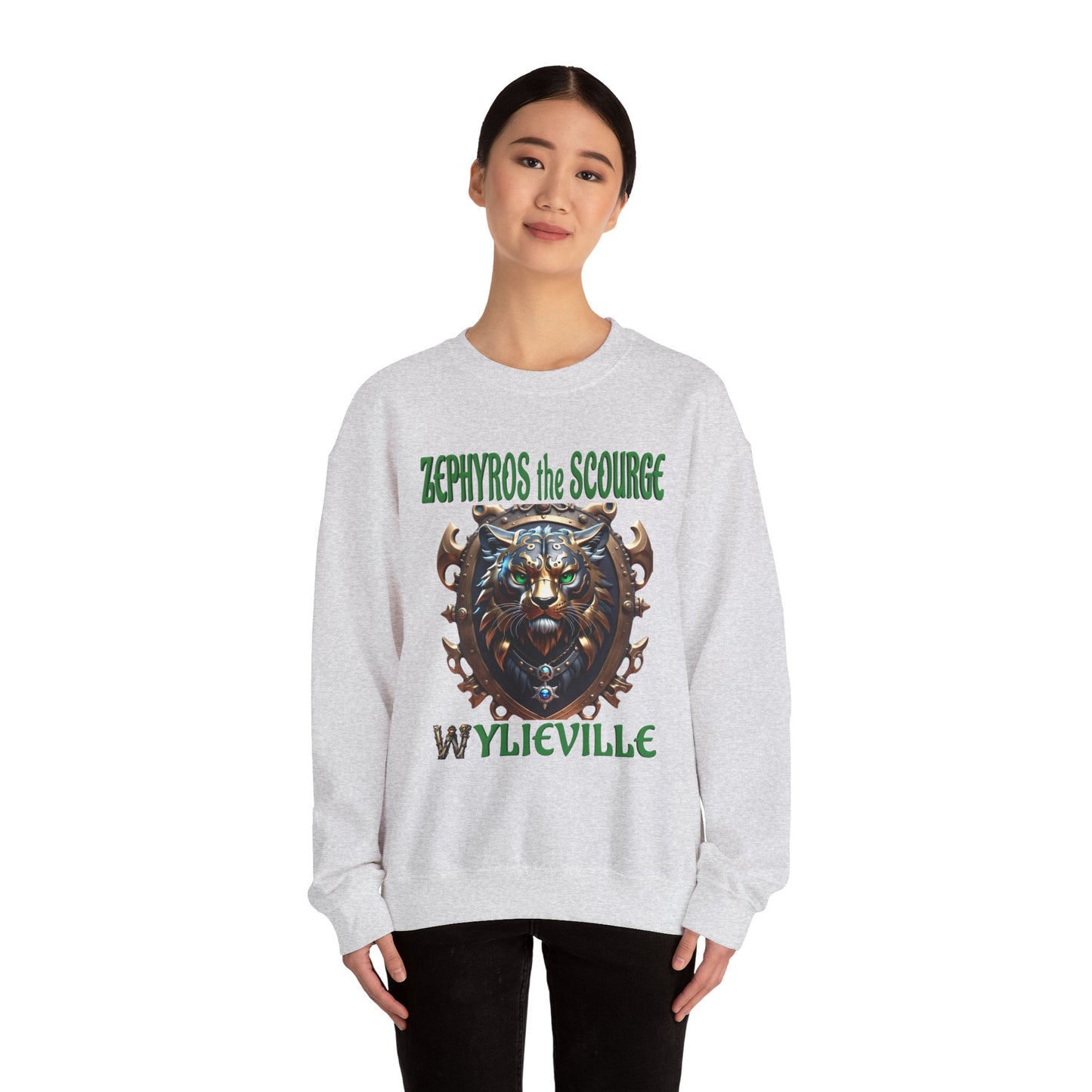 Wylieville After Dark: Sea of Treachery Zyphyros Heavy Blend Crewneck Sweatshirt