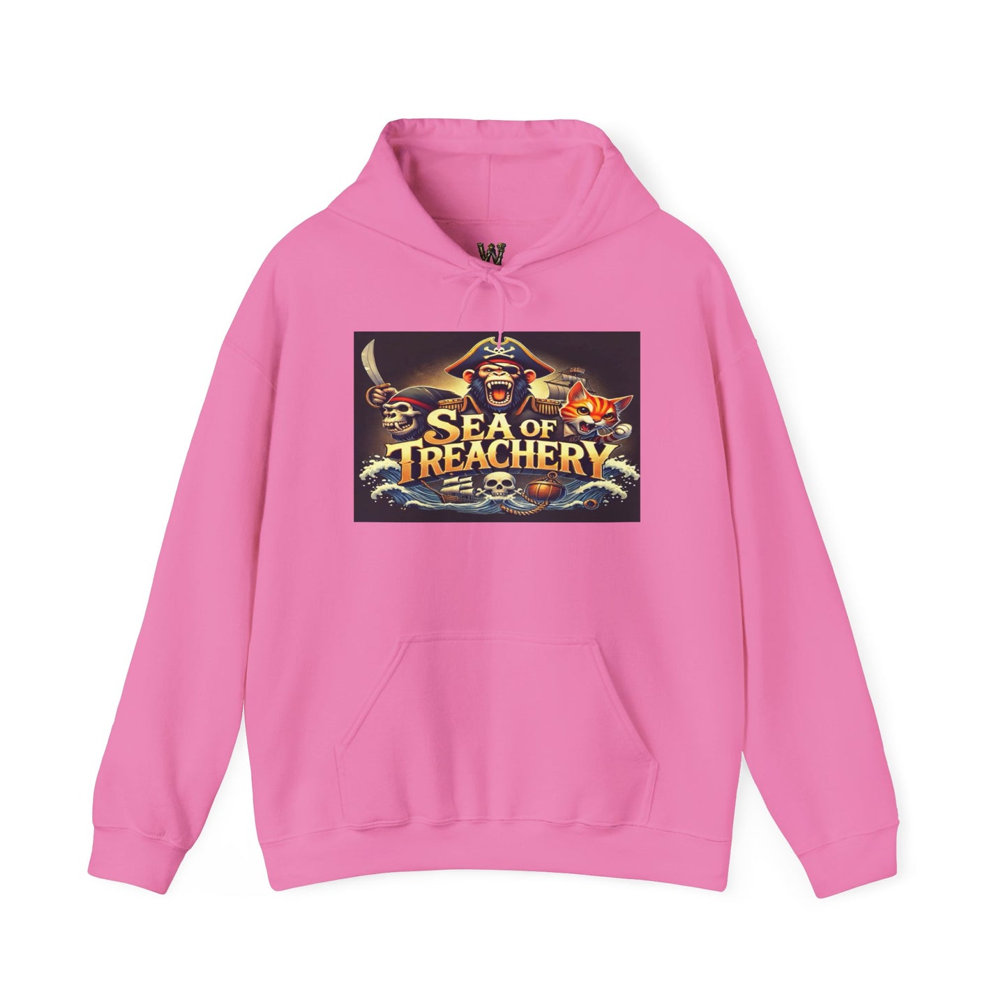 Wylieville After Dark: Sea of Treasury Unisex Fun Hooded Sweatshirt