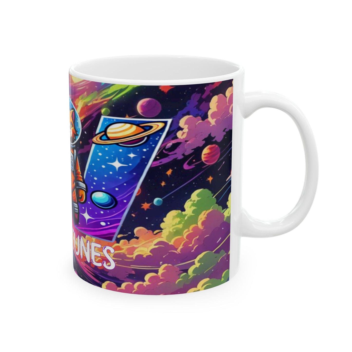 Wylie Tunes: Space 2 Ceramic Mug, (11oz)