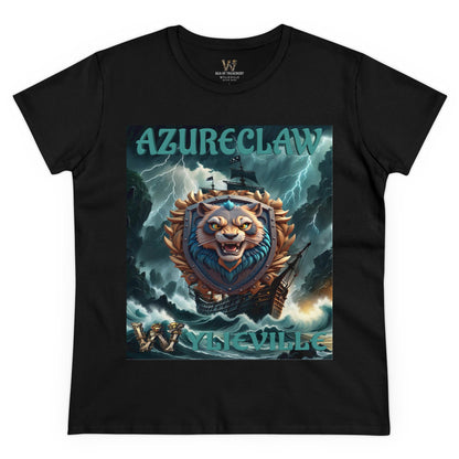 Wylieville After Dark: AzureClaw Cove Midweight Cotton Tee