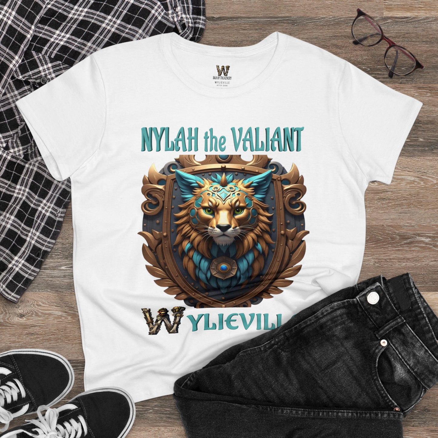 Wylieville After Dark: Nylah the Valiant Midweight Cotton Tee