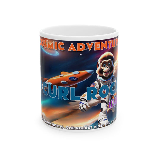 Wylieville: The Cosmic Adventures of RipCurl Rocket  Ceramic Mug, (11oz)