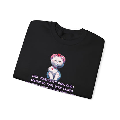 Wylieville After Dark: EU Valentine's Day Unisex Heavy Crewneck American Sizing Sweatshirt