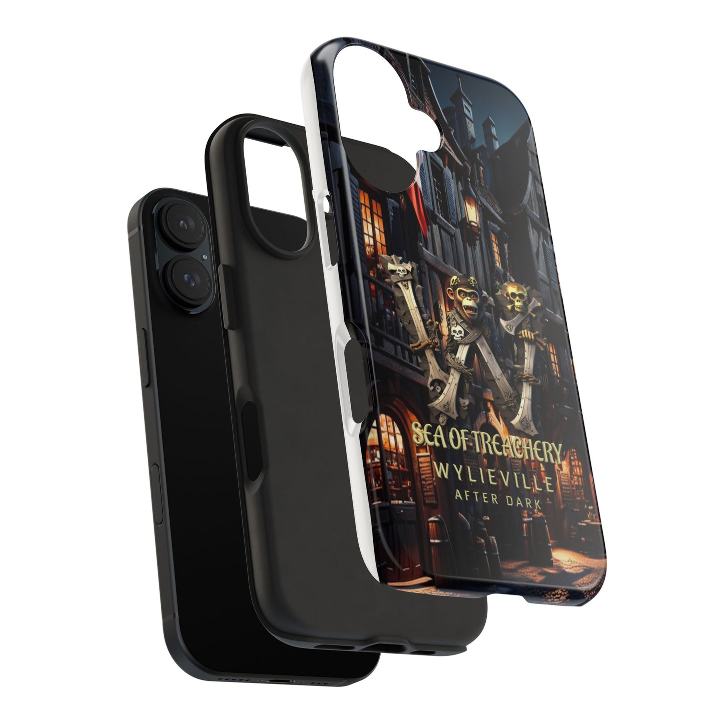 Wylieville After Dark: Sea of Treachery Tough iPhone 16 Case