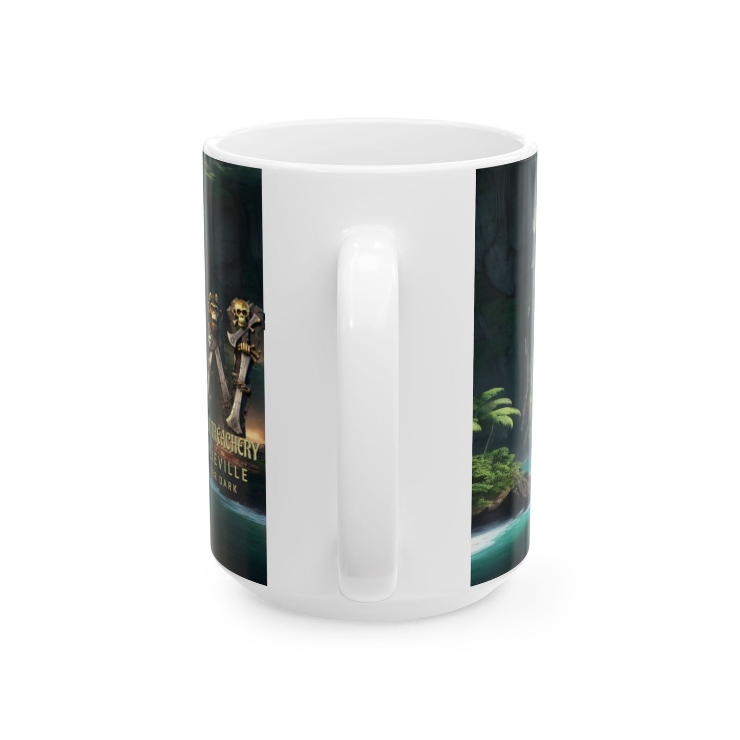 Wylieville After Dark: Phantom Monarch Ceramic Mug, (15oz)