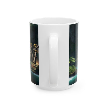 Wylieville After Dark: Phantom Monarch Ceramic Mug, (15oz)