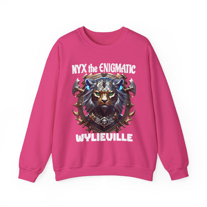 Wylieville After Dark: Nyx the Enigmatic Heavy Blend Crewneck Sweatshirt