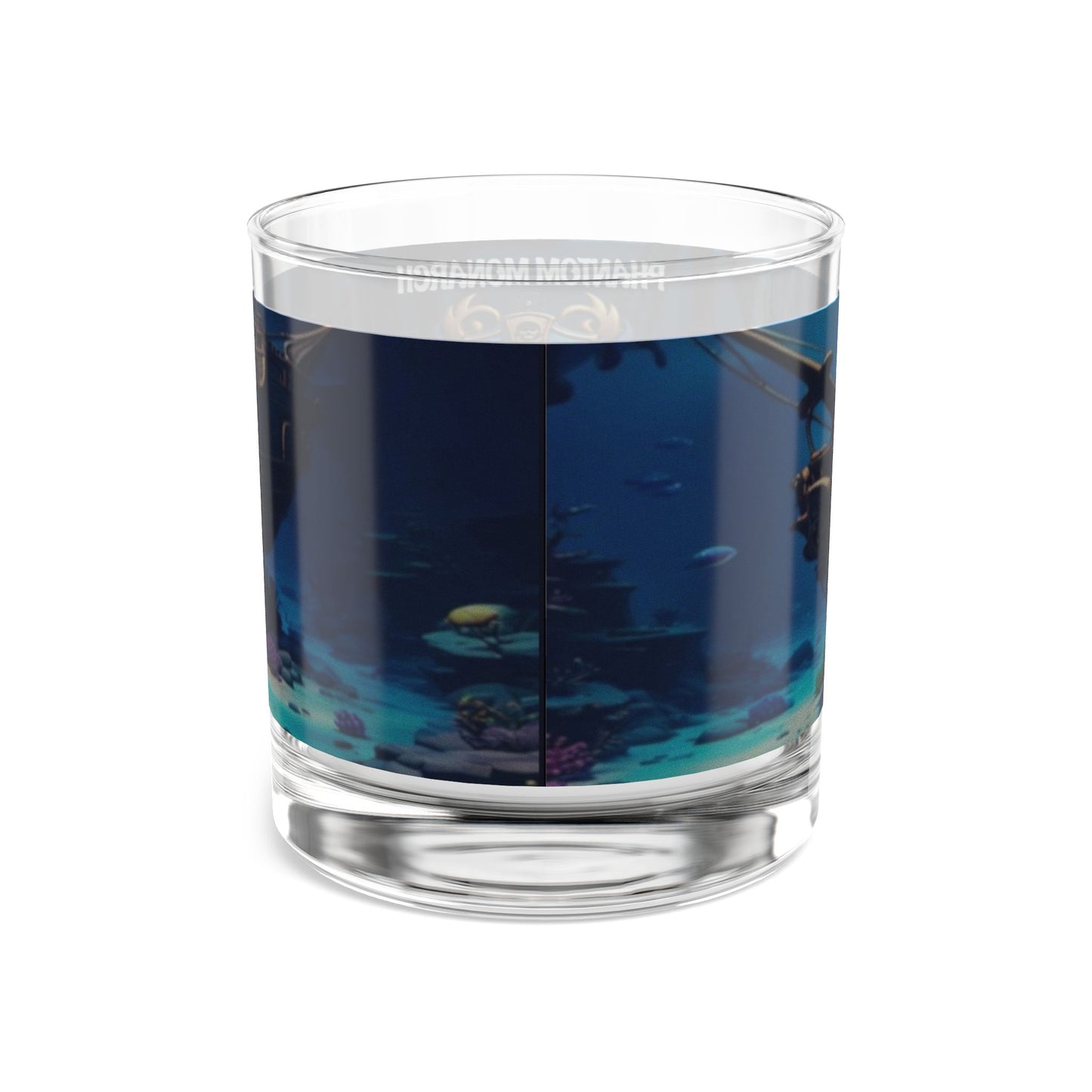 Wylieville After Dark: Phantom Monarch Rocks Glass, 10oz