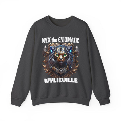 Wylieville After Dark: Nyx the Enigmatic Heavy Blend Crewneck Sweatshirt