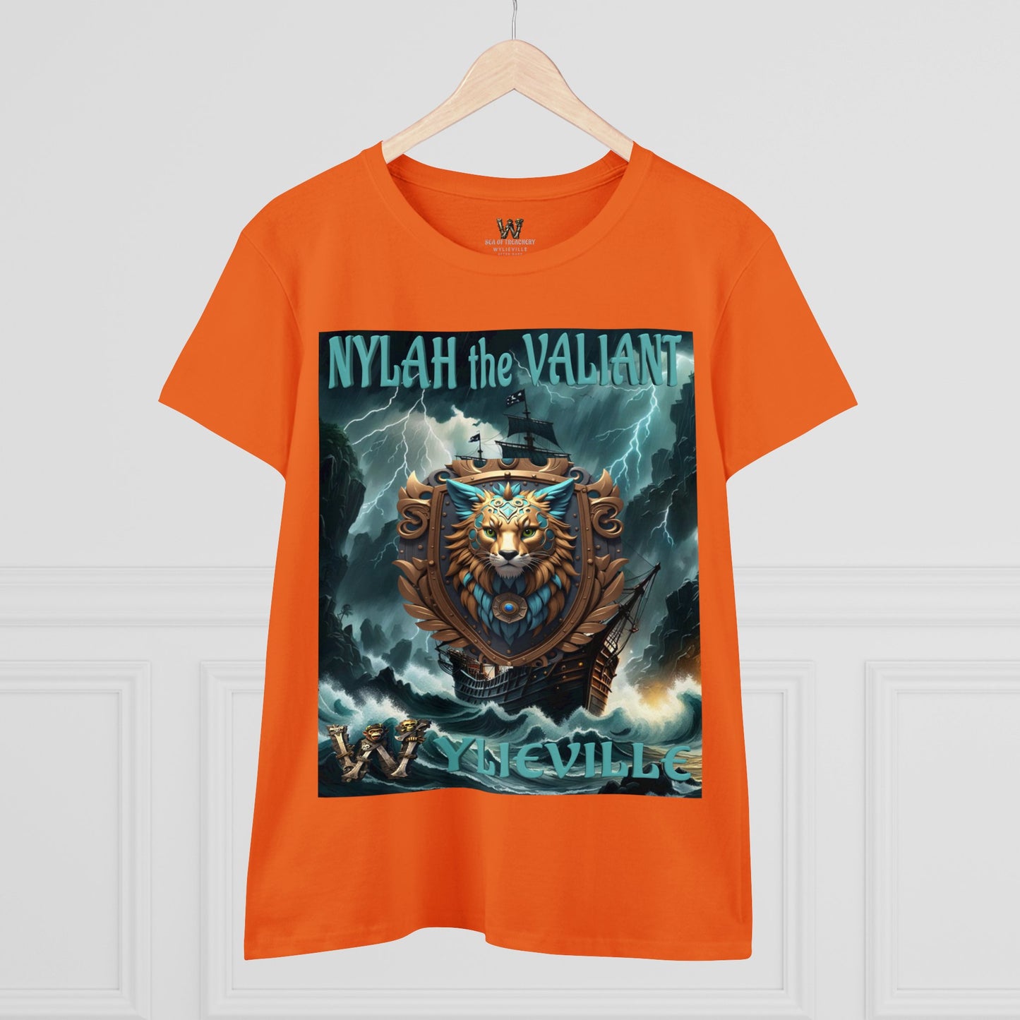 Wylieville After Dark: Nylah the Valiant Cove Midweight Cotton Tee