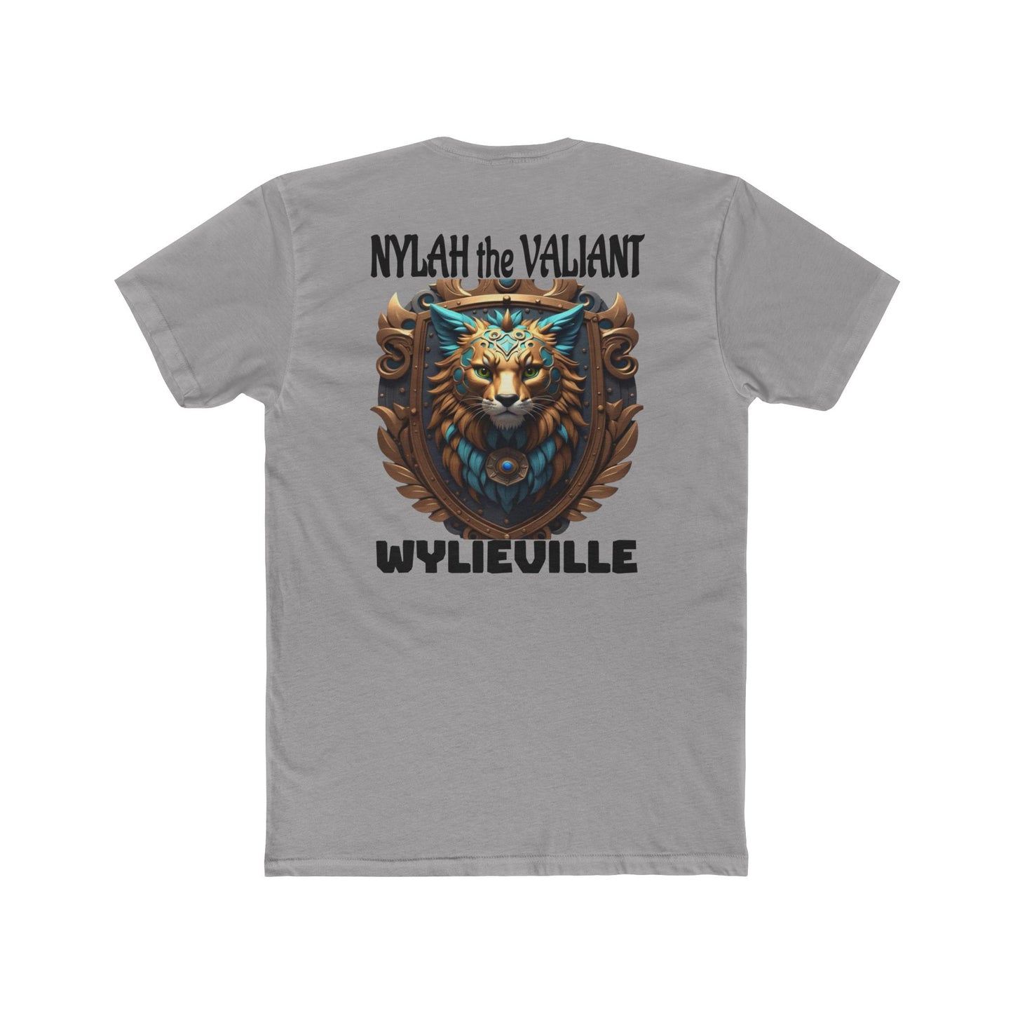 Wylieville After Dark: Sea of Treachery Nylah's the Valiant  Unisex Cotton Crew Tee