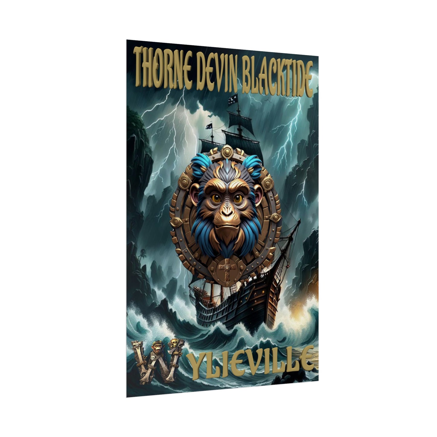 Wylieville After Dark: Sea of Treachery Thorne’s Rolled Poster