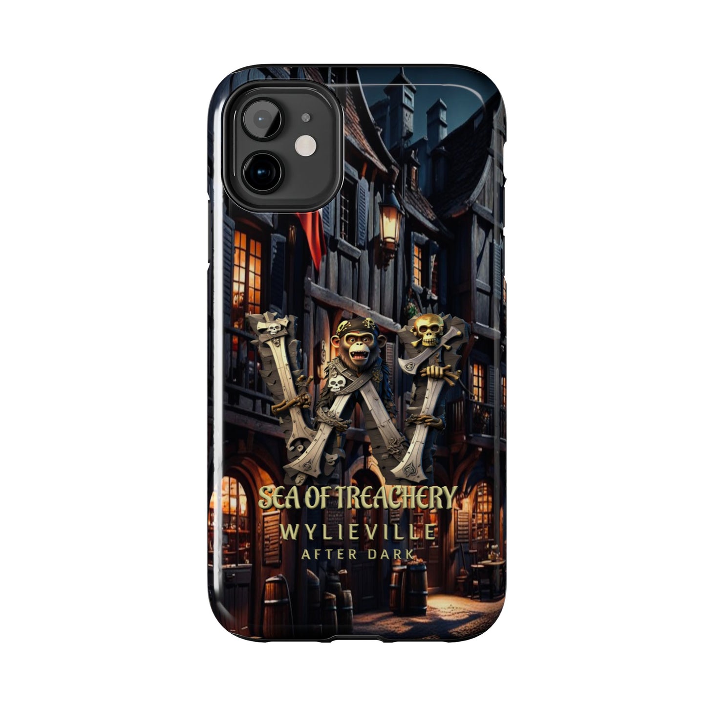 Wylieville After Dark: Sea of Treachery Tough iPhone 11 Case