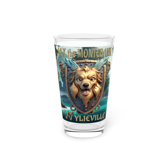 Wylieville After Dark: Jax the MonteBank Pint Glass, 16oz