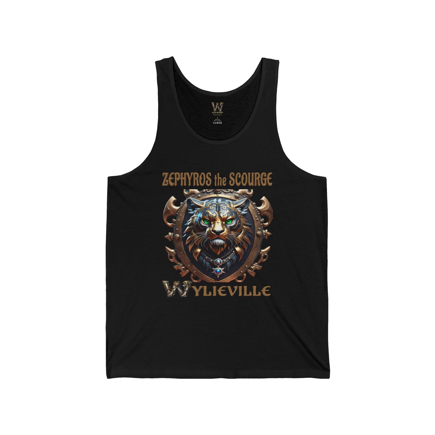 Wylieville After Dark: Zephyros the Scourge Unisex Jersey Tank