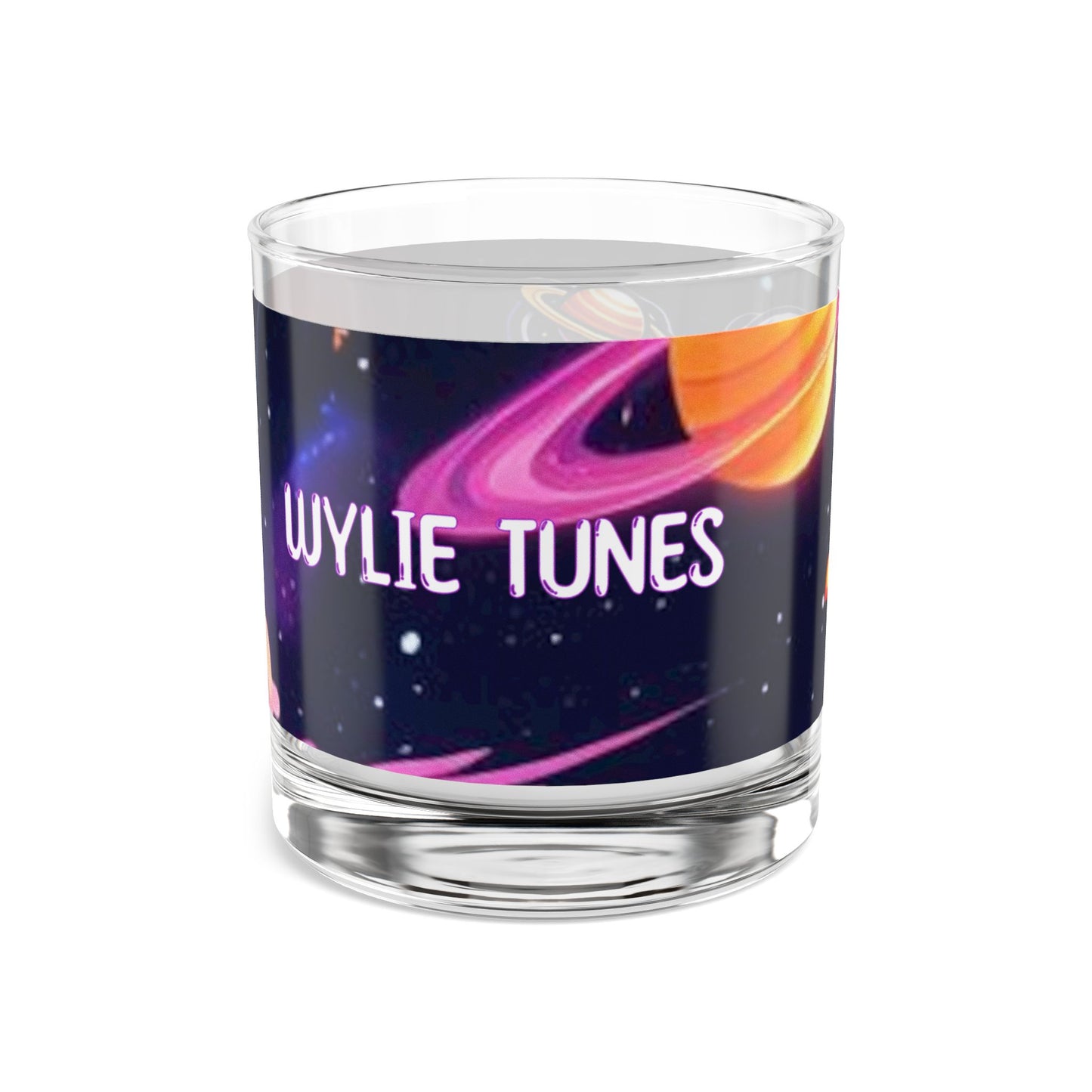 Wylie Tunes Space 1 Rocks Glass, 10oz