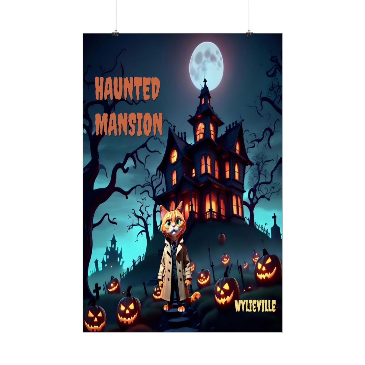 Wylieville: Haunted House: Rolled Posters