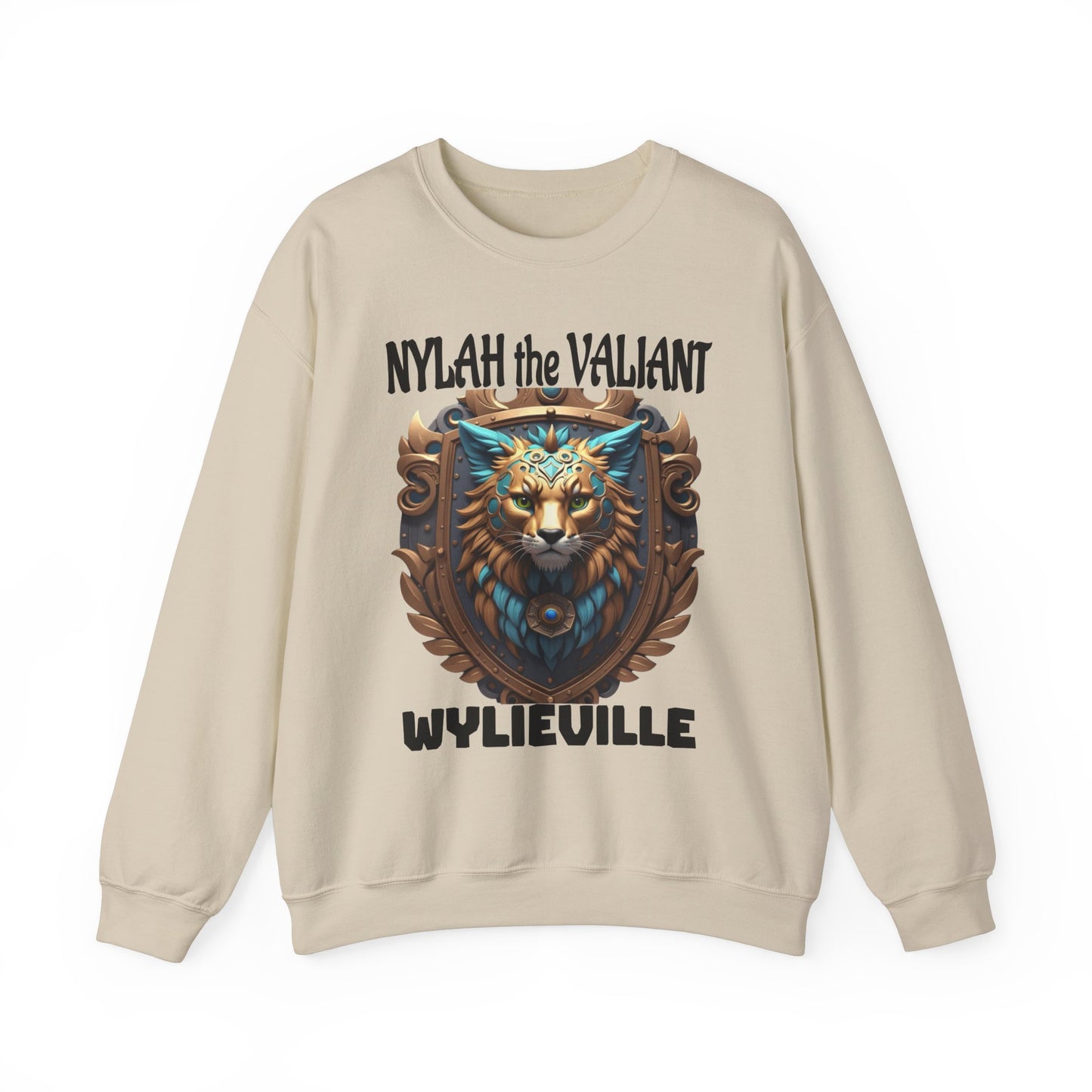 Wylieville After Dark: Nylah the Valiant  Heavy Blend Crewneck Sweatshirt