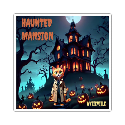 Wylieville: Haunted Mansion Square Stickers