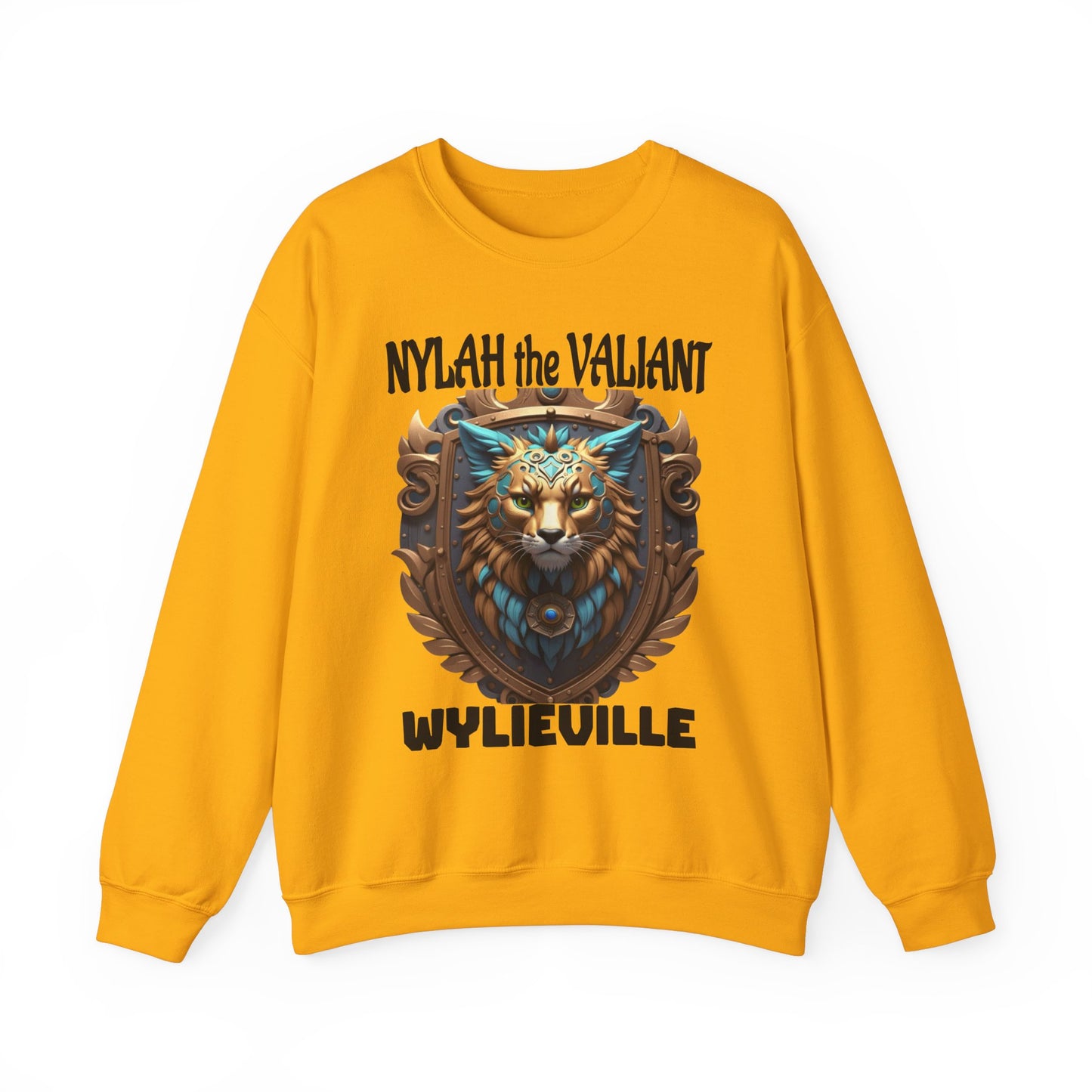 Wylieville After Dark: Nylah the Valiant  Heavy Blend Crewneck Sweatshirt