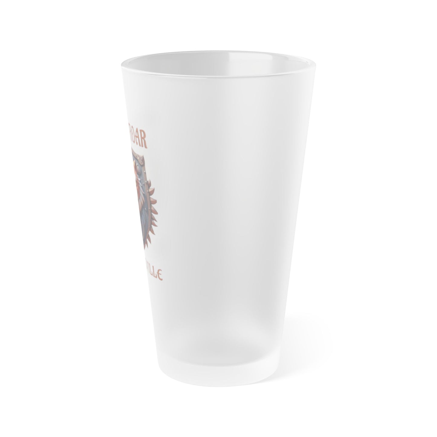 Wylieville After Dark: Benga O’Roar Frosted Pint Glass, 16oz