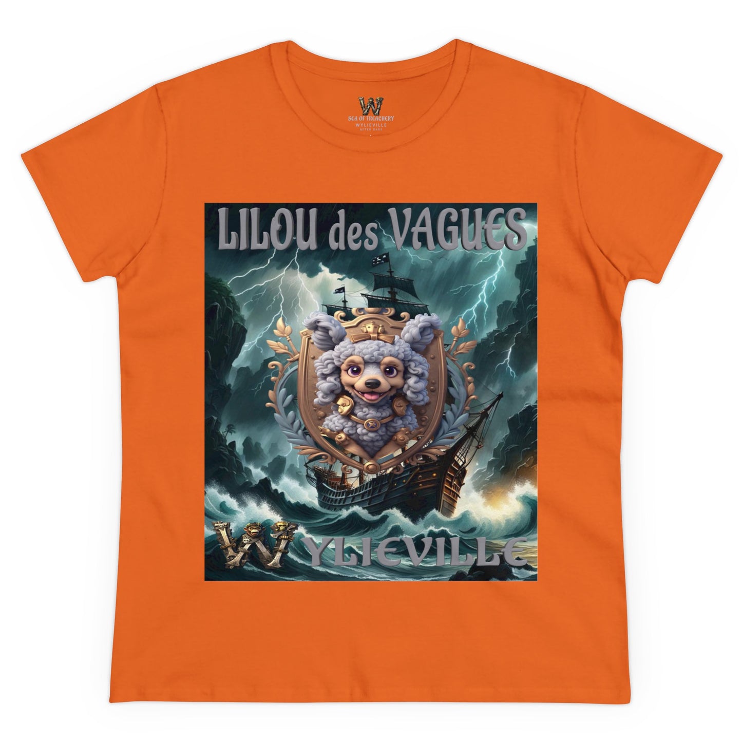 Wylieville After Dark: Lilou des Vagues Cove Midweight Cotton Tee