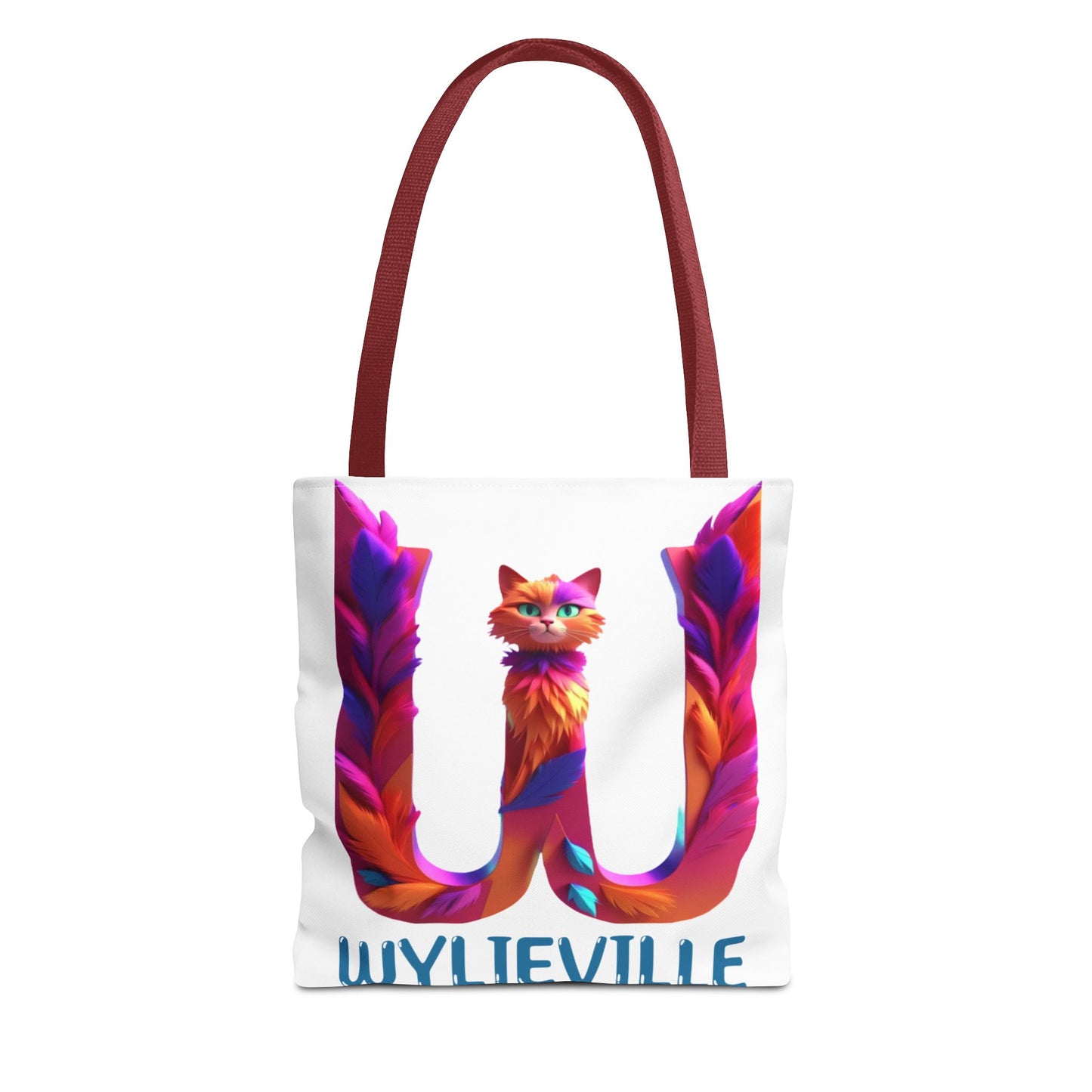 Wylieville Brand Tote Bag - White/Blue