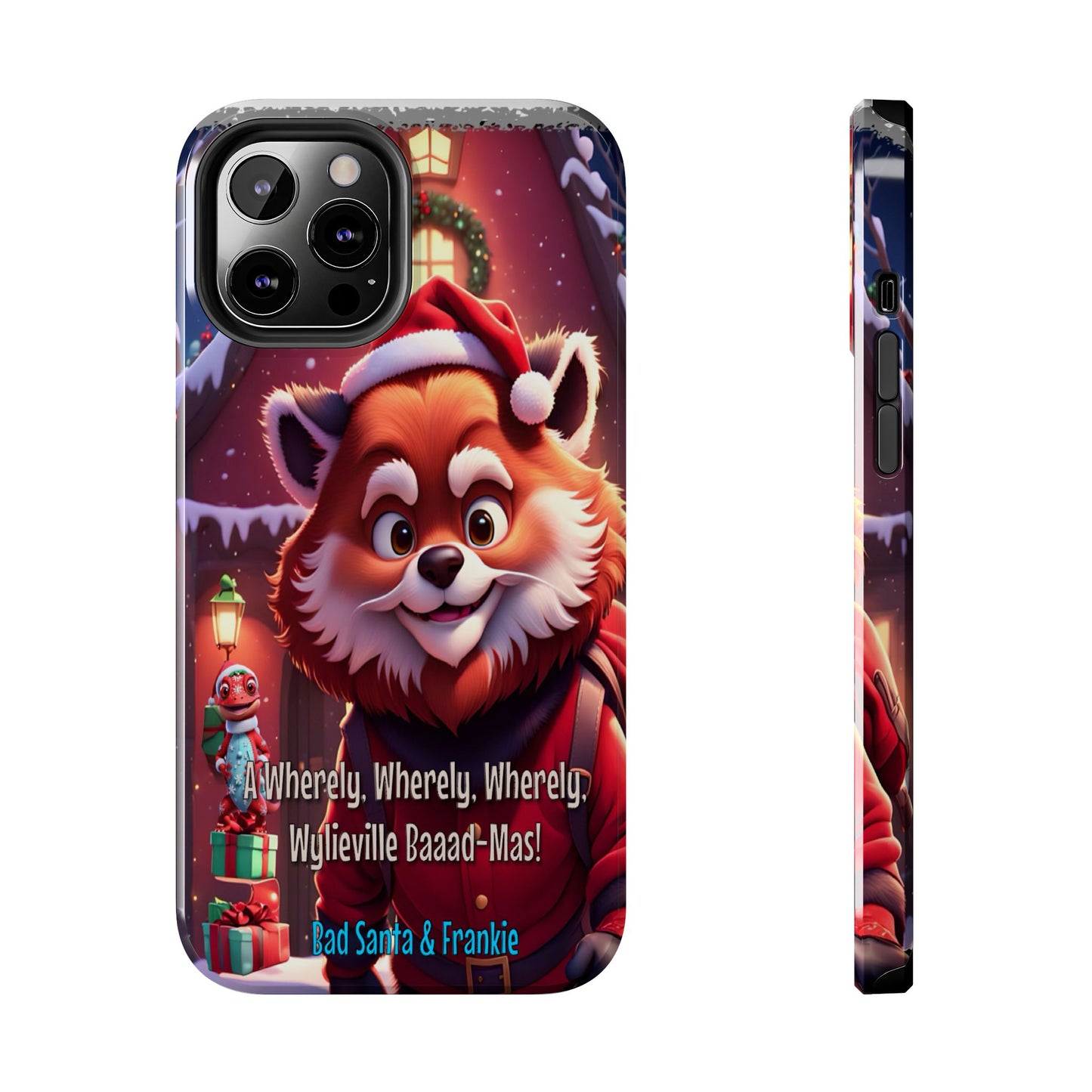 Wylieville: Bad Santa - Baaad - Mas! Tough iPhone 12 Pro Max Case