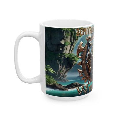 Wylieville After Dark: Zephyros the Scourge Ceramic Mug, (15oz)