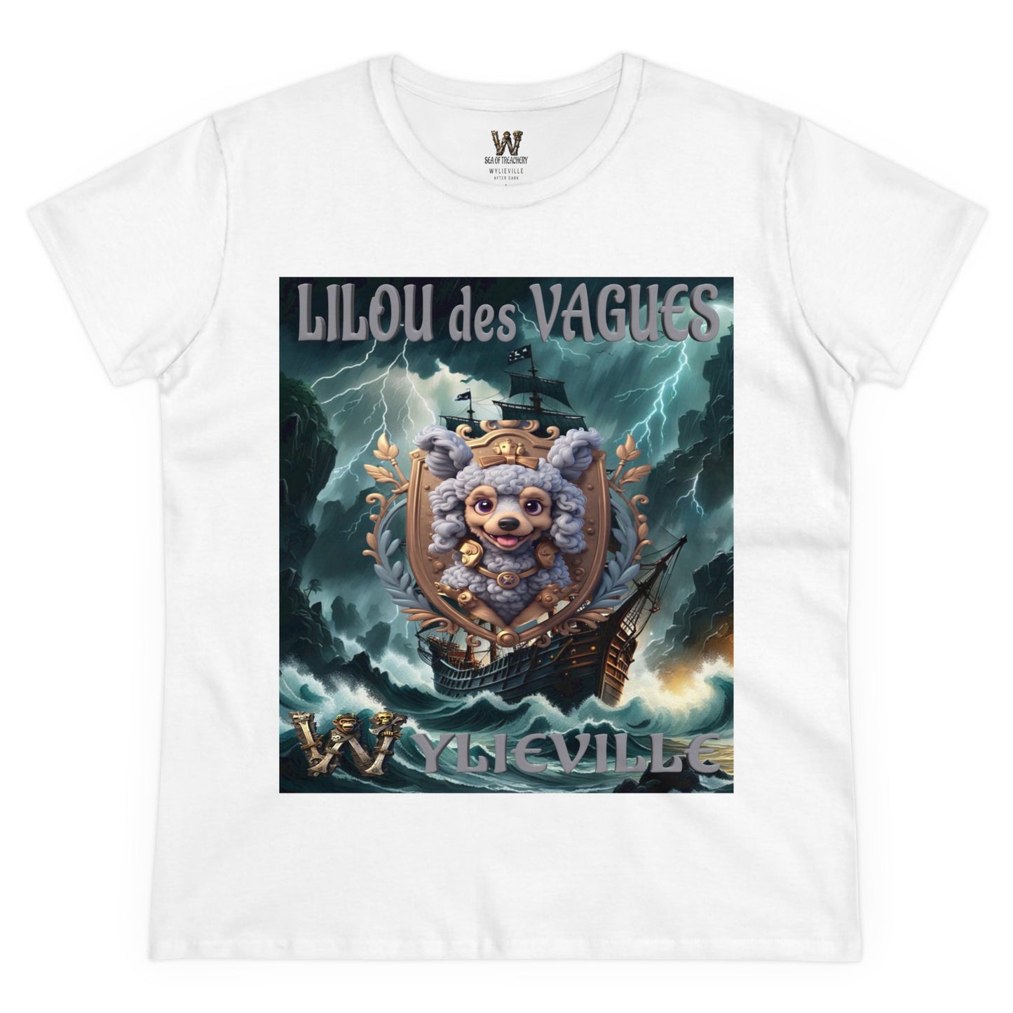 Wylieville After Dark: Lilou des Vagues Cove Midweight Cotton Tee