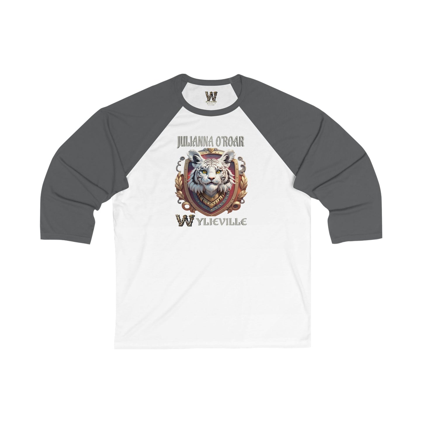 Wylieville After Dark: Julianna O’Roar Unisex 3\4 Sleeve Baseball Tee