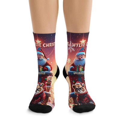 Wylieville: Have A Wylie Christmas Poly Socks