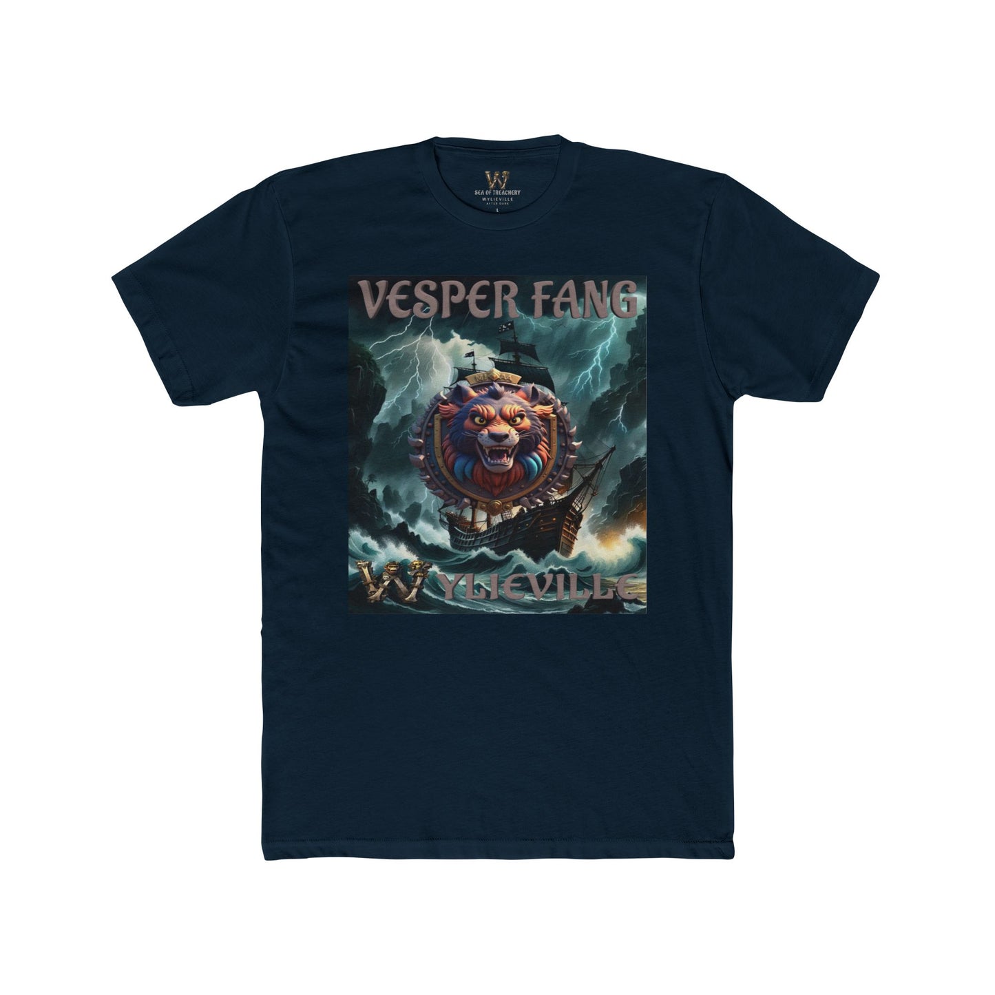 Wylieville After Dark: Vesper Fang Cove Cotton Crew Tee