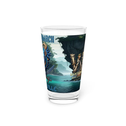 Wylieville After Dark: PHANTOM MONARCH Pint Glass, 16oz