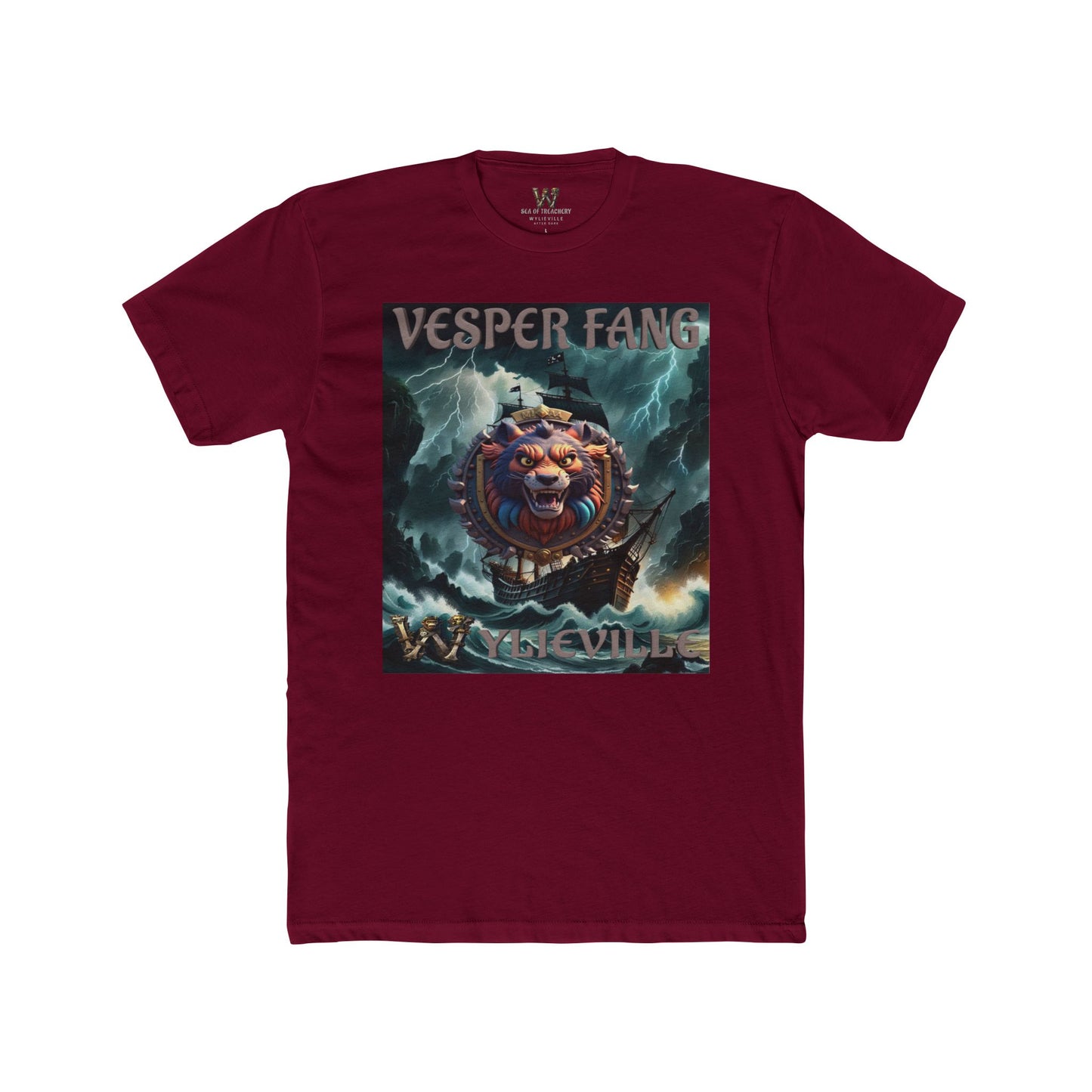 Wylieville After Dark: Vesper Fang Cove Cotton Crew Tee