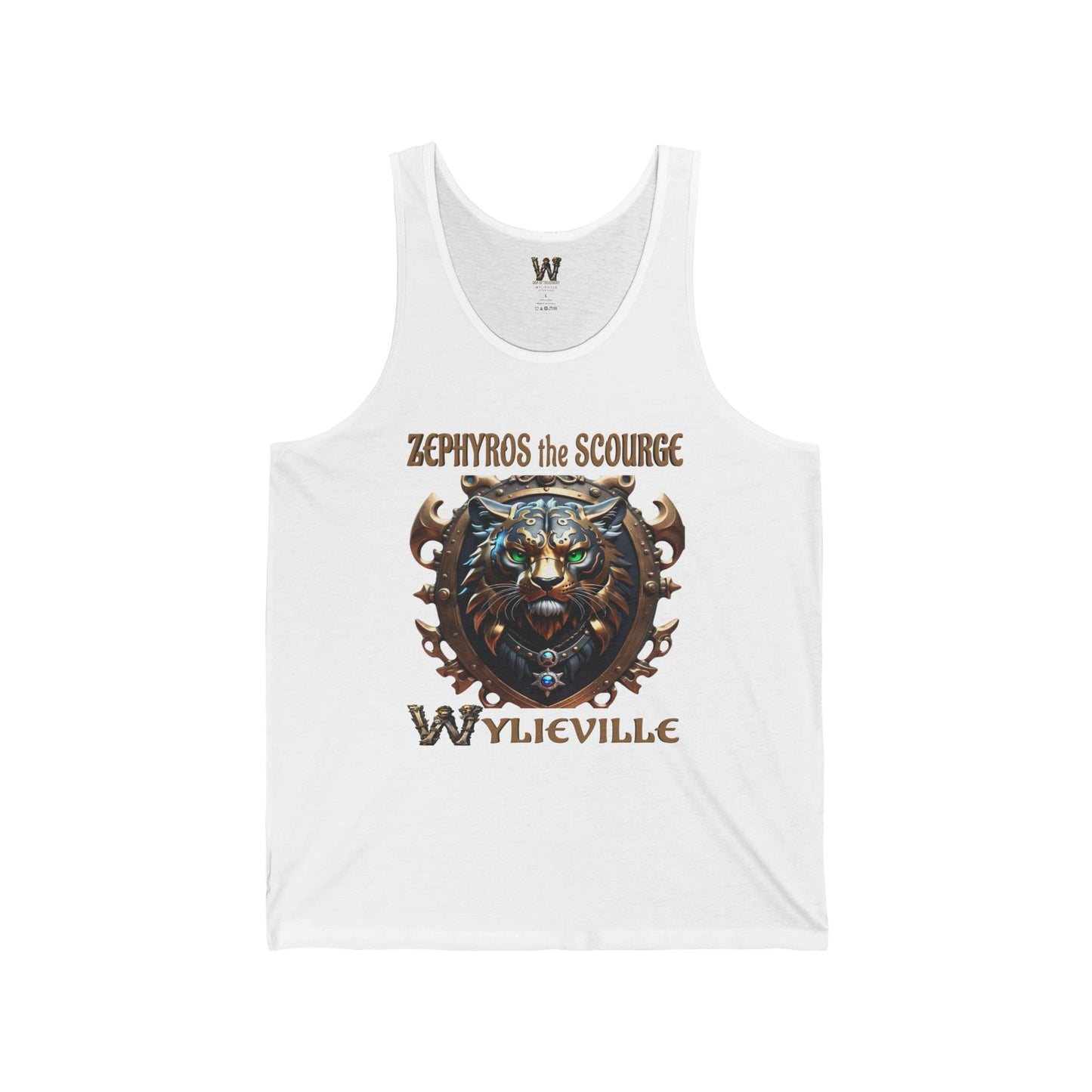 Wylieville After Dark: Zephyros the Scourge Unisex Jersey Tank