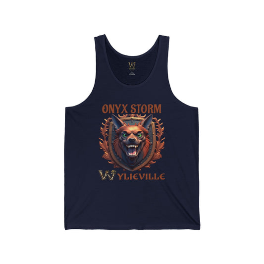 Wylieville After Dark: Onyx Storm Unisex Jersey Tank