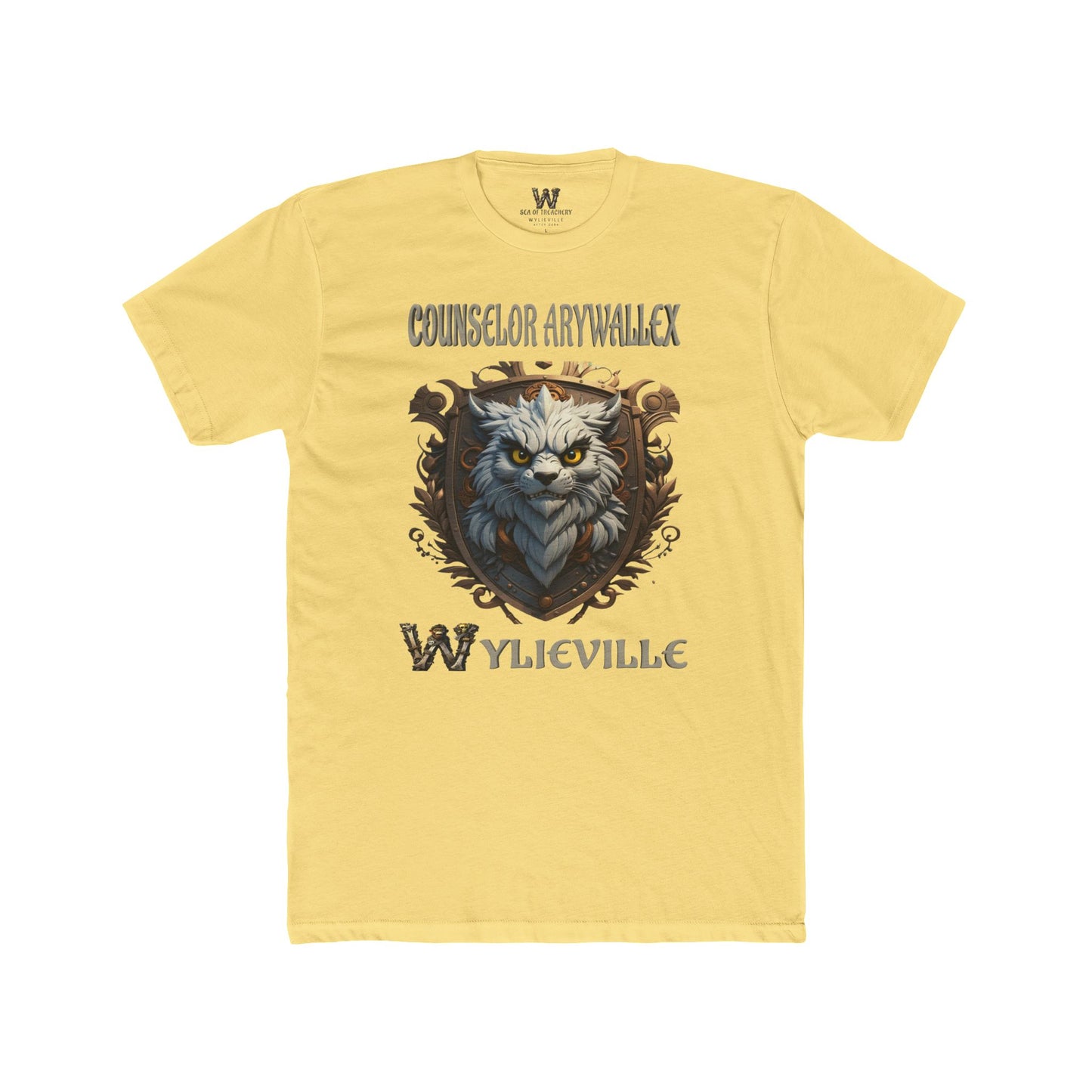 Wylieville After Dark: Counselor Arywallex Unisex Cotton Crew Tee