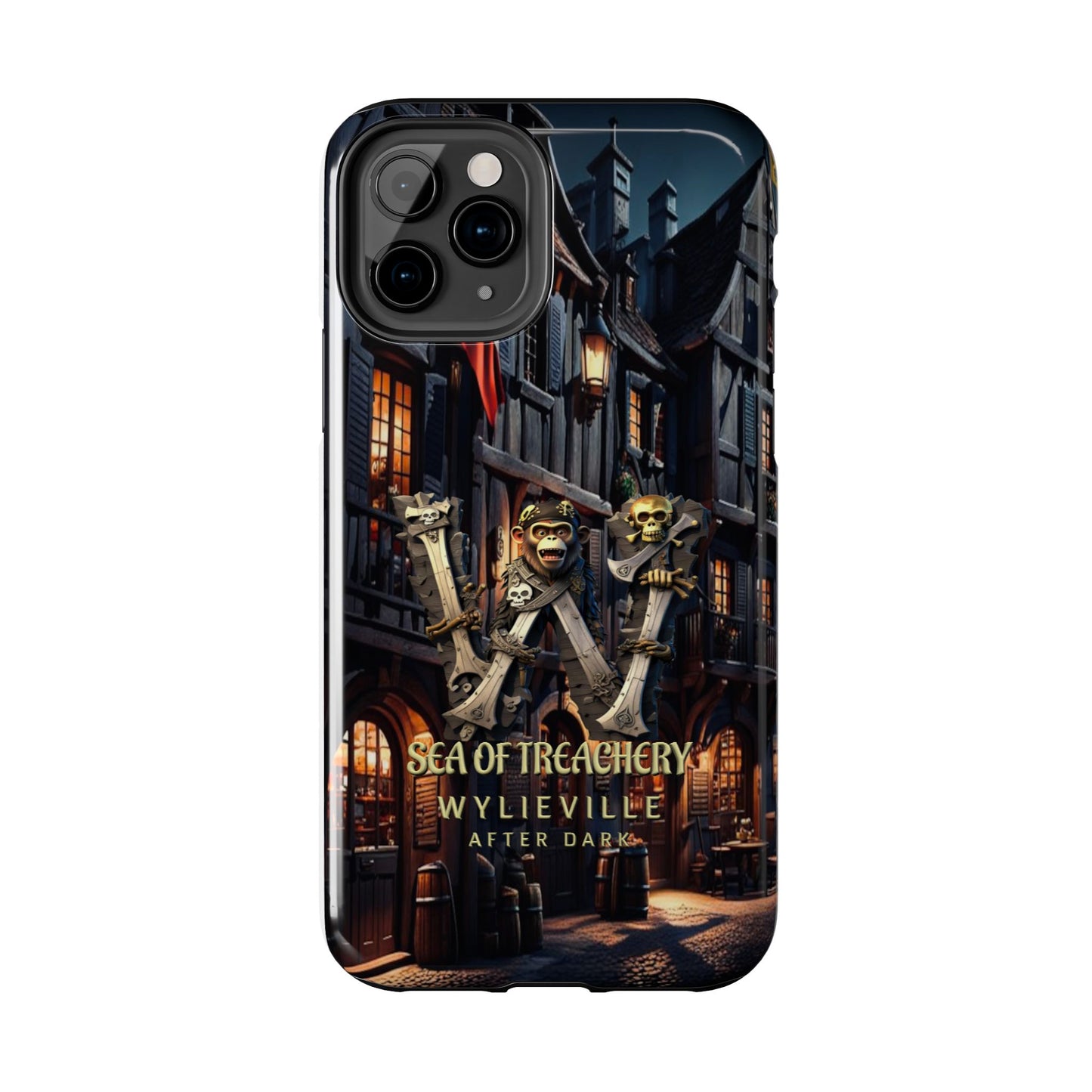 Wylieville After Dark: Sea of Treachery Tough iPhone 11 Pro Case