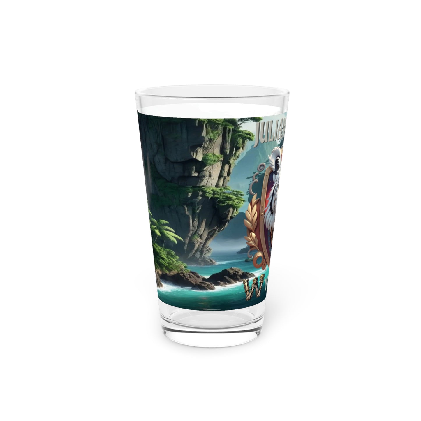 Wylieville After Dark: Julianna O'Roar Pint Glass, 16oz