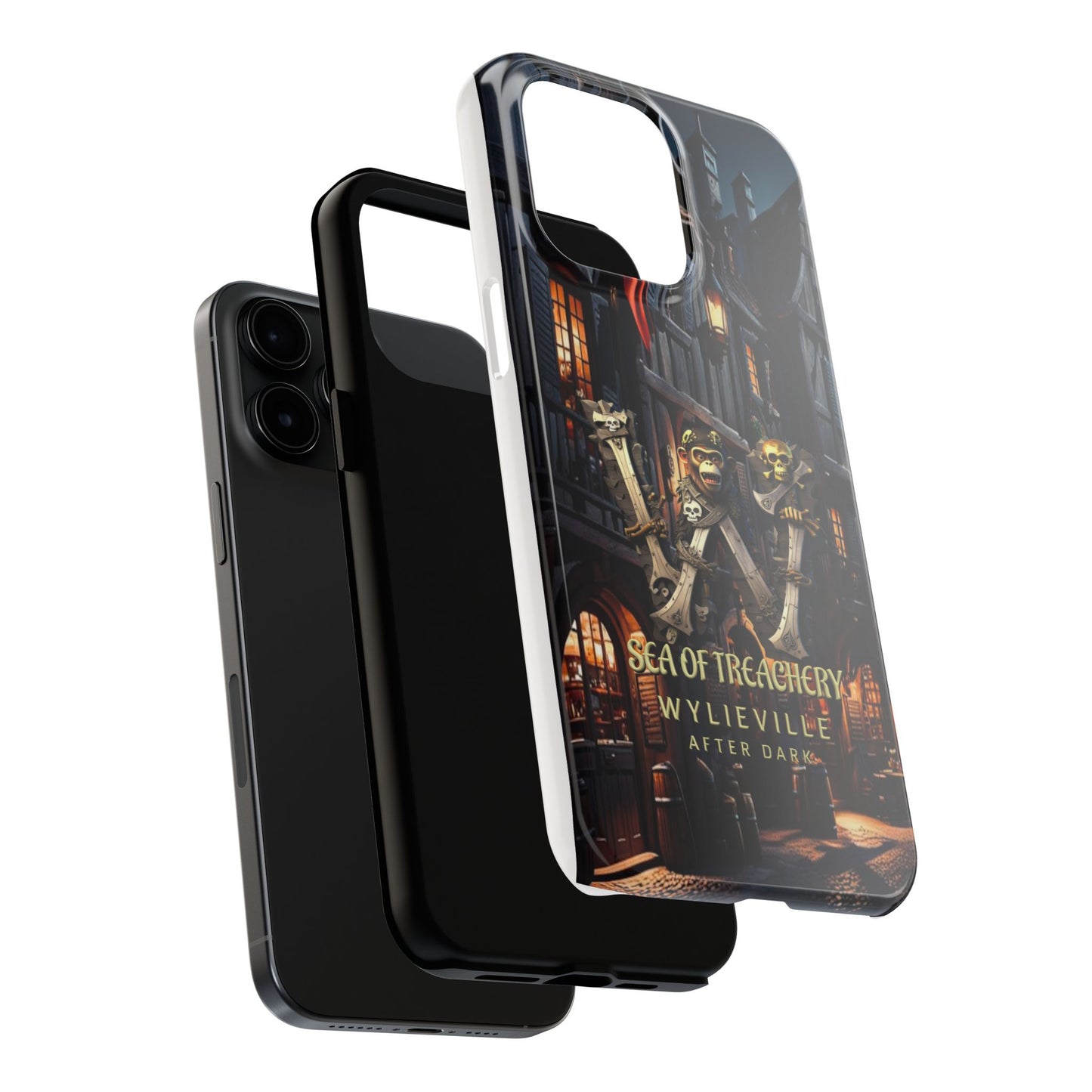 Wylieville After Dark: Sea of Treachery Tough iPhone 15 Pro Max Case