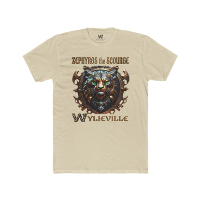 Wylieville After Dark: Zephyros the Scourge Unisex Cotton Crew Tee