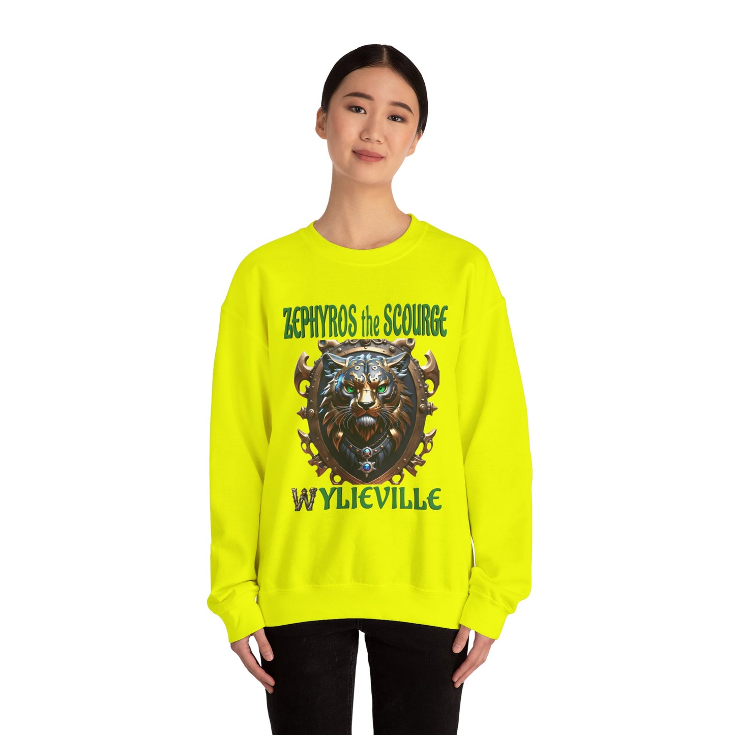 Wylieville After Dark: Sea of Treachery Zyphyros Heavy Blend Crewneck Sweatshirt