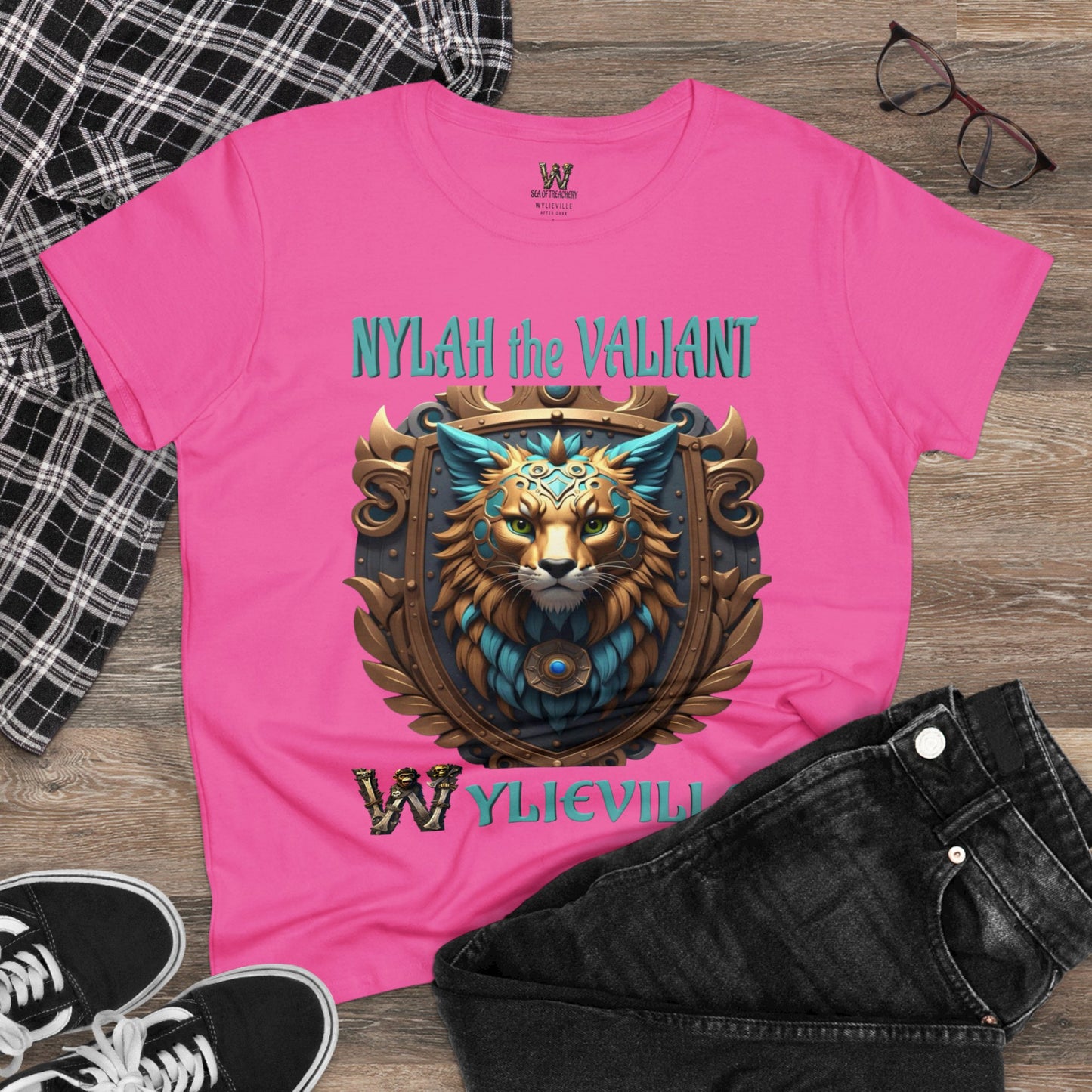 Wylieville After Dark: Nylah the Valiant Midweight Cotton Tee